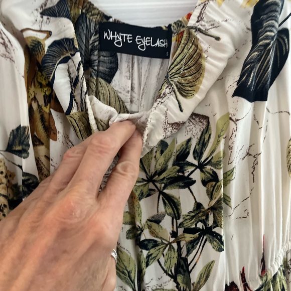 Midi summer dress by white eyelash excellent condition size small - Picture 3 of 6